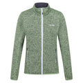 Green - Front - Regatta Womens-Ladies Newhill Marl Full Zip Fleece Jacket