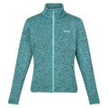 Burgundy - Front - Regatta Womens-Ladies Newhill Marl Full Zip Fleece Jacket