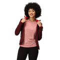 Burgundy - Lifestyle - Regatta Womens-Ladies Newhill Marl Full Zip Fleece Jacket