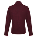 Burgundy-Rumba Red - Back - Regatta Womens-Ladies Newhill Marl Full Zip Fleece Jacket