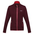Pink Potion - Close up - Regatta Womens-Ladies Newhill Marl Full Zip Fleece Jacket