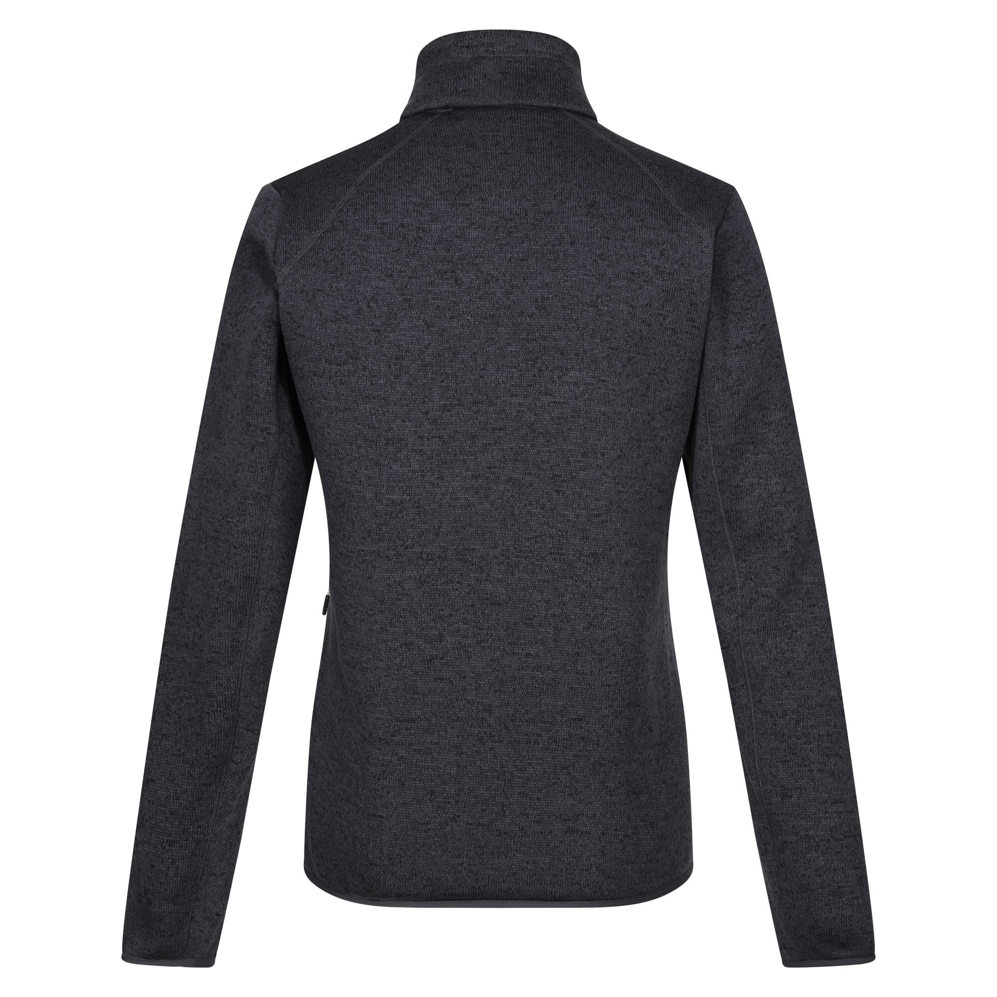 Seal Grey-Black - Back - Regatta Womens-Ladies Newhill Marl Full Zip Fleece Jacket