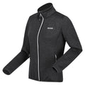 Seal Grey-Black - Side - Regatta Womens-Ladies Newhill Marl Full Zip Fleece Jacket
