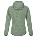 Quiet Green - Back - Regatta Womens-Ladies Newhill Marl Hooded Fleece Jacket