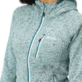 Sea Haze - Pack Shot - Regatta Womens-Ladies Newhill Marl Hooded Fleece Jacket