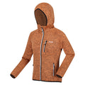 Apricot Crush - Side - Regatta Womens-Ladies Newhill Marl Hooded Fleece Jacket
