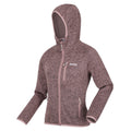 Dusky Rose - Side - Regatta Womens-Ladies Newhill Marl Hooded Fleece Jacket