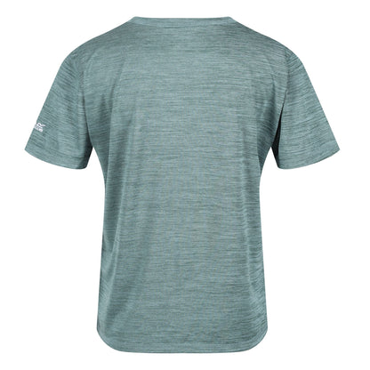 Ivy Moss Marl - Back - Regatta Childrens-Kids Alvarado VII Cycling Marl T-Shirt