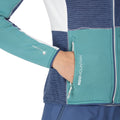 Bristol Blue-Dusty Denim - Close up - Regatta Womens-Ladies Yare VII Marl Full Zip Soft Shell Jacket