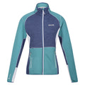 Bristol Blue-Dusty Denim - Front - Regatta Womens-Ladies Yare VII Marl Full Zip Soft Shell Jacket
