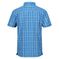 Indigo Blue - Back - Regatta Mens Kalambo VII Quick Dry Short-Sleeved Shirt