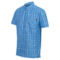 Indigo Blue - Side - Regatta Mens Kalambo VII Quick Dry Short-Sleeved Shirt