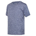 Dusty Denim - Side - Regatta Childrens-Kids Fingal Edition Marl T-Shirt