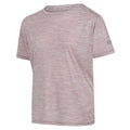 Dusky Rose - Side - Regatta Childrens-Kids Fingal Edition Marl T-Shirt