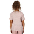 Dusky Rose - Close up - Regatta Childrens-Kids Fingal Edition Marl T-Shirt