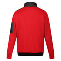 Black-Danger Red - Back - Regatta Mens Colliston Baffled Fleece Jacket