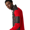 Black-Danger Red - Lifestyle - Regatta Mens Colliston Baffled Fleece Jacket