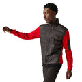 Black-Danger Red - Pack Shot - Regatta Mens Colliston Baffled Fleece Jacket