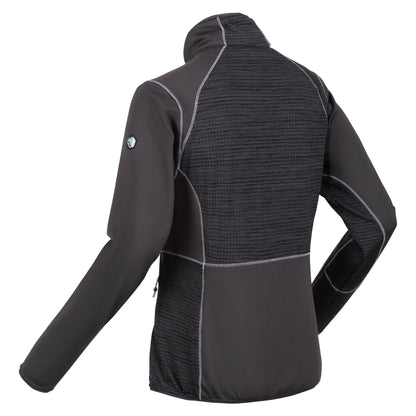 Seal Grey - Lifestyle - Regatta Womens-Ladies Yare VII Marl Full Zip Soft Shell Jacket