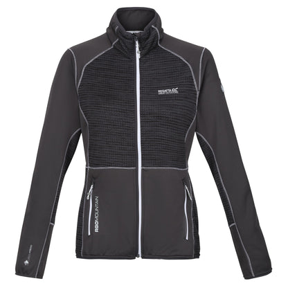 Seal Grey - Front - Regatta Womens-Ladies Yare VII Marl Full Zip Soft Shell Jacket