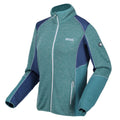 Bristol Blue-Dusty Denim - Side - Regatta Womens-Ladies Lindalla V Marl Full Zip Fleece Jacket