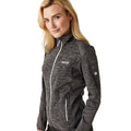 Seal Grey - Pack Shot - Regatta Womens-Ladies Lindalla V Marl Full Zip Fleece Jacket