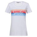 White - Front - Regatta Womens-Ladies Filandra VII Smile T-Shirt