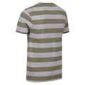 Fauna-White Stone - Lifestyle - Regatta Mens Ryeden Striped Coolweave T-Shirt