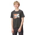 Seal Grey - Side - Regatta Childrens-Kids Findley Mountain Bike Marl T-Shirt