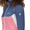 Fruit Dove-Dusty Denim - Pack Shot - Regatta Womens-Ladies Hepley Full Zip Fleece Jacket