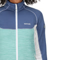 Bristol Blue-Dusty Denim - Pack Shot - Regatta Womens-Ladies Hepley Full Zip Fleece Jacket