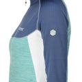 Bristol Blue-Dusty Denim - Close up - Regatta Womens-Ladies Hepley Full Zip Fleece Jacket