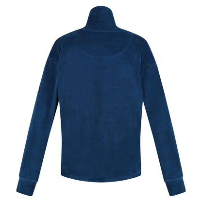 Blue Opal - Back - Regatta Womens-Ladies Velour Full Zip Fleece Jacket