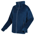 Blue Opal - Side - Regatta Womens-Ladies Velour Full Zip Fleece Jacket