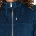 Blue Opal - Pack Shot - Regatta Womens-Ladies Velour Full Zip Fleece Jacket
