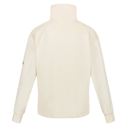 Light Vanilla - Back - Regatta Womens-Ladies Velour Full Zip Fleece Jacket
