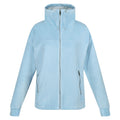 Powder Blue - Front - Regatta Womens-Ladies Velour Full Zip Fleece Jacket