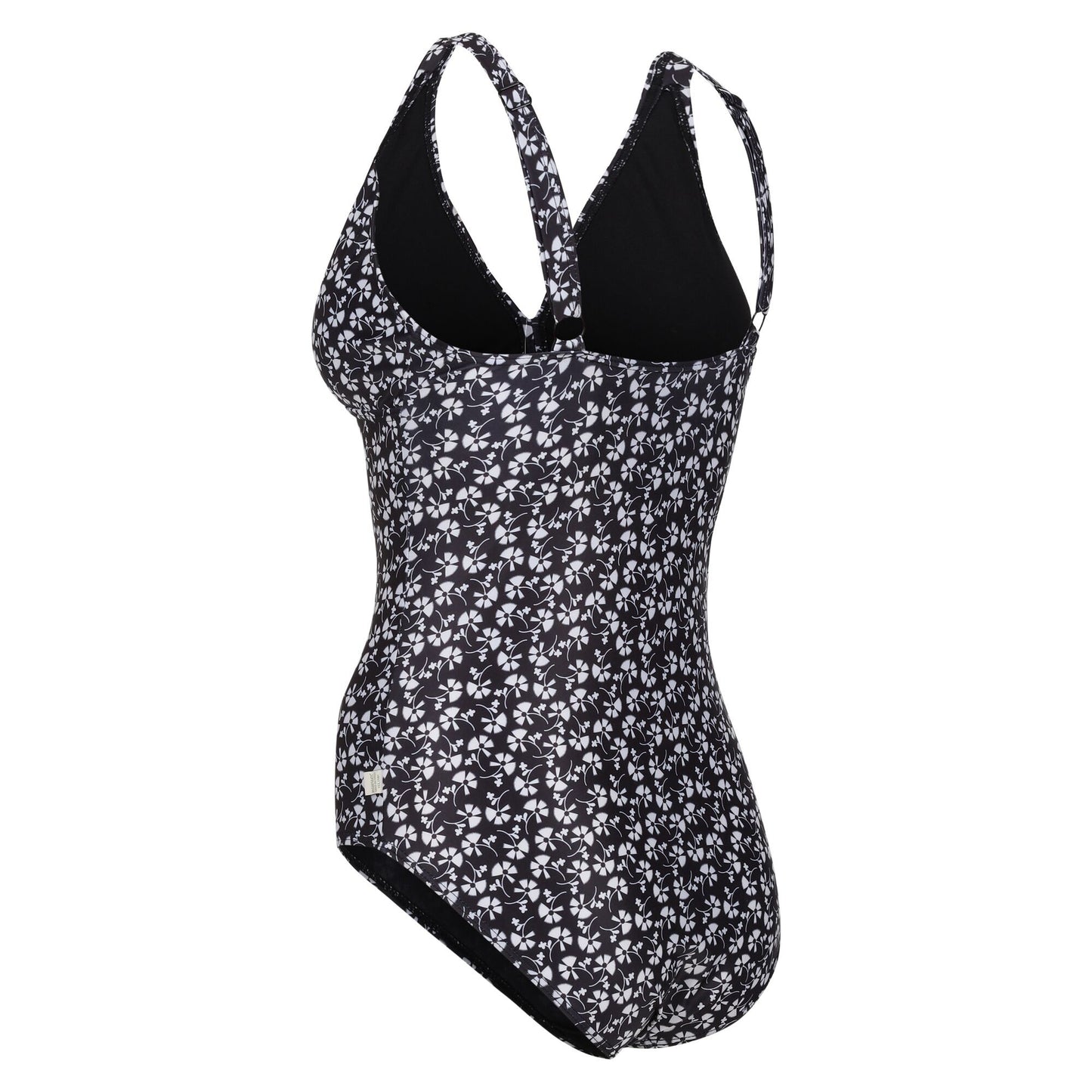Black-White - Lifestyle - Regatta Womens-Ladies Orla Kiely Parsley One Piece Swimsuit