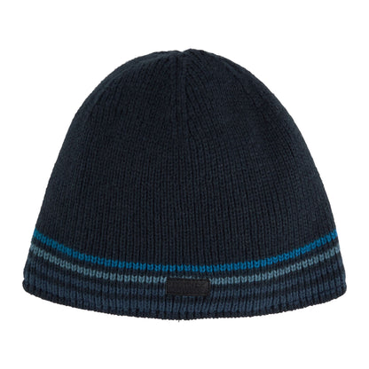 Moonlight Denim-Snorkel Blue - Front - Regatta Mens Balton IV Striped Beanie