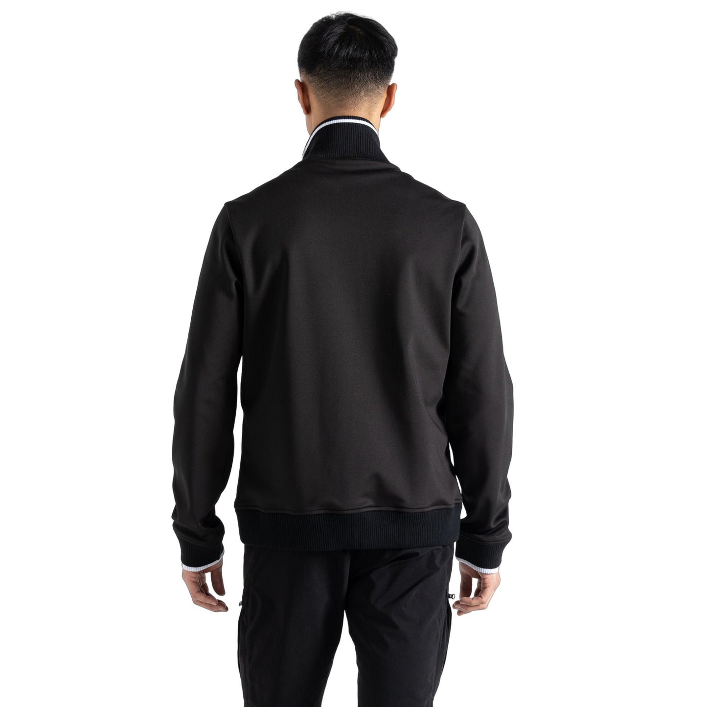 Black - Back - Dare 2B Mens Frost Quilted Hybrid Jacket