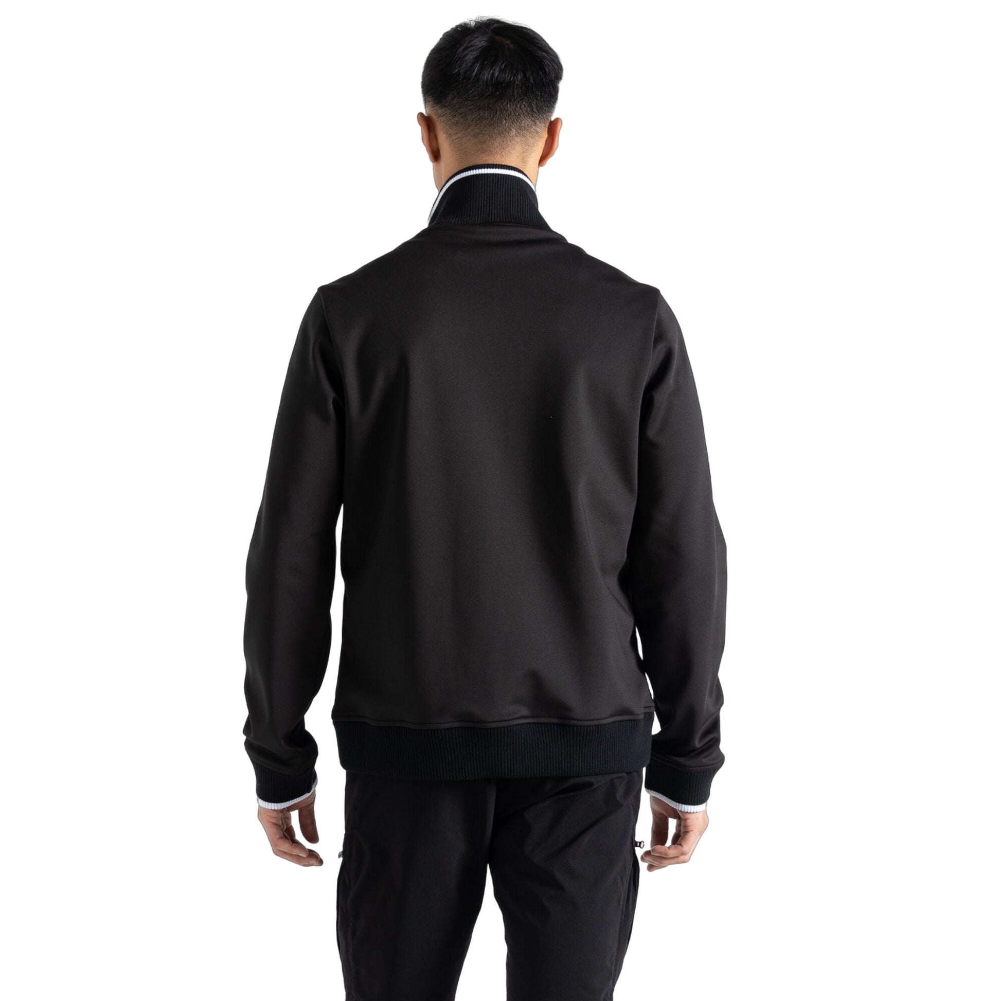 Black - Back - Dare 2B Mens Frost Quilted Hybrid Jacket