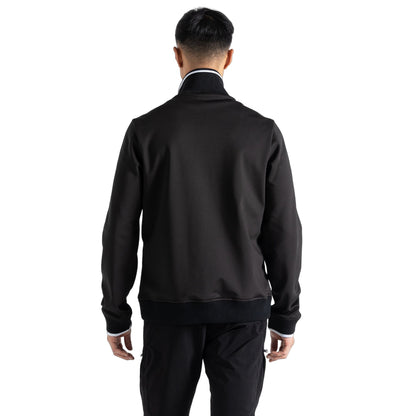 Black - Back - Dare 2B Mens Frost Quilted Hybrid Jacket