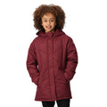 Burgundy - Side - Regatta Childrens-Kids Avriella Insulated Jacket