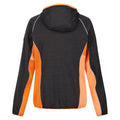 Black-Apricot Crush - Back - Regatta Womens-Ladies Attare II Marl Jacket
