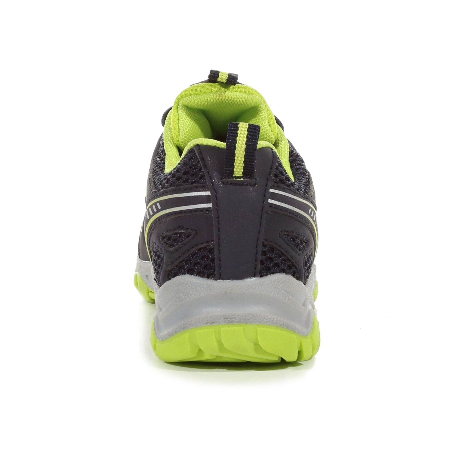 Navy-Lime Punch - Back - Regatta Childrens-Kids Vendeavour Walking Shoes