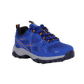 Strong Blue-Orange Pepper - Front - Regatta Childrens-Kids Vendeavour Walking Shoes