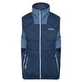 Blue Wing-Stellar Blue - Front - Regatta Mens Lankin V Softshell Gilet