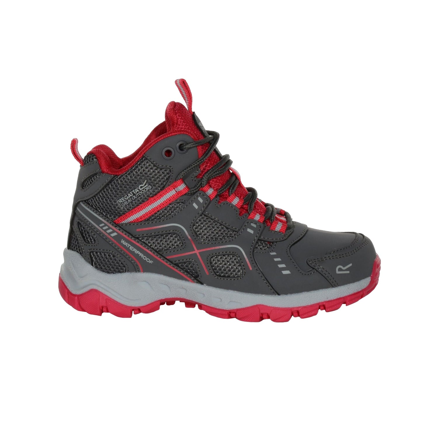 Granite-Pink Potion - Lifestyle - Regatta Childrens-Kids Vendeavour Walking Boots