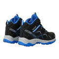 Black-Oxford Blue - Back - Regatta Childrens-Kids Vendeavour Walking Boots