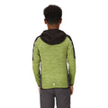 Green Algae-Black - Close up - Regatta Childrens-Kids Burnton Full Zip Fleece Jacket